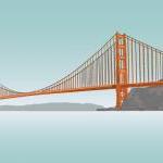 Golden Gate Bridge - Illust..