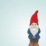 Garden Gnome - Red And Blu..